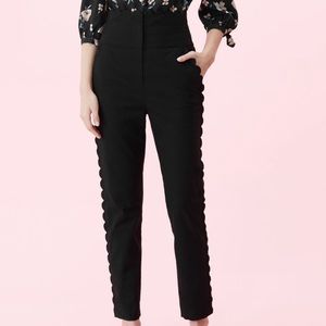 Rebecca Taylor Scalloped Pants